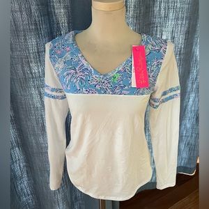 Lilly Pulitzer “The Turtle Package” long sleeve shirt